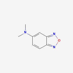 molecular formula C8H9N3O B12901316 Benzofurazan, 5-(dimethylamino)- CAS No. 6124-22-7