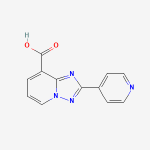 2-(Pyridin-4-yl)[1,2,4]triazolo[1,5-a]pyridine-8-carboxylic acid