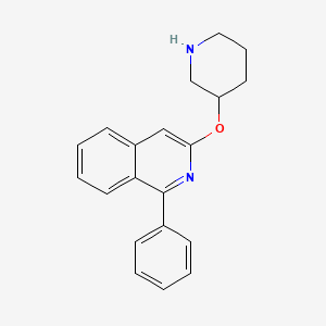 1-Phenyl-3-(piperidin-3-yloxy)isoquinoline