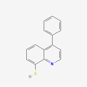 8-Quinolinethiol, 4-phenyl-