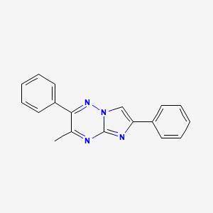 3-Methyl-2,6-diphenylimidazo[1,2-b][1,2,4]triazine