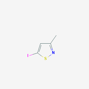 molecular formula C4H4INS B1290139 5-Iodo-3-methylisothiazole CAS No. 20067-15-6