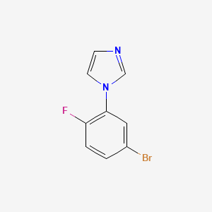 1-(5-Bromo-2-fluorophenyl)-1h-imidazole