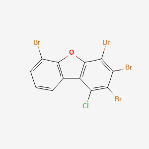 2,3,4,6-Tetrabromo-1-chlorodibenzo[b,d]furan