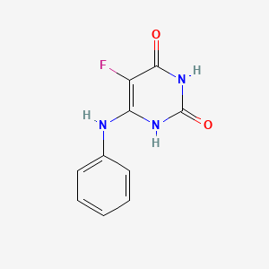 6-Anilino-5-fluoropyrimidine-2,4(1H,3H)-dione