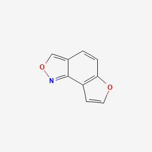 molecular formula C9H5NO2 B12901475 Furo[2,3-g][2,1]benzoxazole CAS No. 64399-46-8