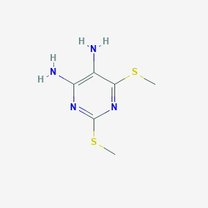 2,6-Bis(methylsulfanyl)pyrimidine-4,5-diamine