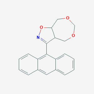 molecular formula C20H17NO3 B12901544 3-(Anthracen-9-yl)-3a,4,8,8a-tetrahydro-6H-[1,3]dioxepino[5,6-d][1,2]oxazole CAS No. 112176-06-4