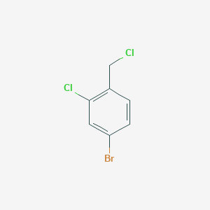 molecular formula C7H5BrCl2 B1290155 4-Bromo-2-chloro-1-(chloromethyl)benzene CAS No. 185315-49-5