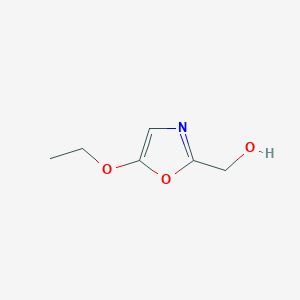 molecular formula C6H9NO3 B12901570 (5-Ethoxy-1,3-oxazol-2-yl)methanol CAS No. 68208-11-7