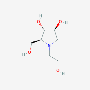 (2S,3S,4S)-1-(2-Hydroxyethyl)-2-(hydroxymethyl)pyrrolidine-3,4-diol