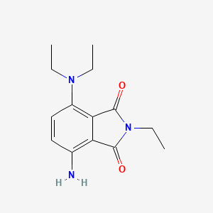 4-Amino-7-(diethylamino)-2-ethyl-1H-isoindole-1,3(2H)-dione