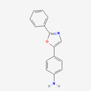 4-(2-Phenyl-1,3-oxazol-5-yl)aniline