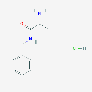 molecular formula C10H15ClN2O B1290174 2-amino-N-benzylpropanamide hydrochloride CAS No. 1214706-98-5