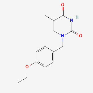 Dihydro-1-((4-ethoxyphenyl)methyl)-5-methyl-2,4(1H,3H)-pyrimidinedione