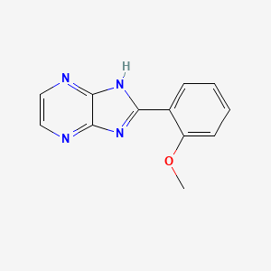 2-(2-Methoxyphenyl)-1H-imidazo[4,5-b]pyrazine