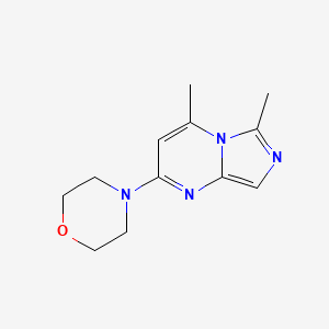 4-(4,6-Dimethylimidazo[1,5-a]pyrimidin-2-yl)morpholine