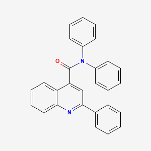 N,N,2-triphenylquinoline-4-carboxamide