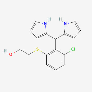 2-((3-chloro-2-(di(1H-pyrrol-2-yl)methyl)phenyl)thio)ethanol