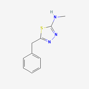 molecular formula C10H11N3S B12901809 5-Benzyl-N-methyl-1,3,4-thiadiazol-2-amine CAS No. 38376-38-4