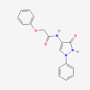 N-(3-Oxo-1-phenyl-2,3-dihydro-1H-pyrazol-4-yl)-2-phenoxyacetamide