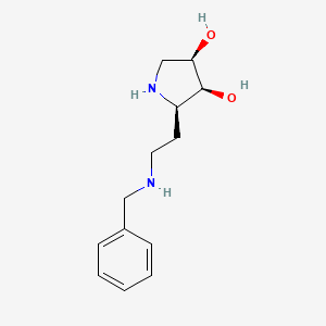 (2R,3S,4R)-2-(2-(Benzylamino)ethyl)pyrrolidine-3,4-diol