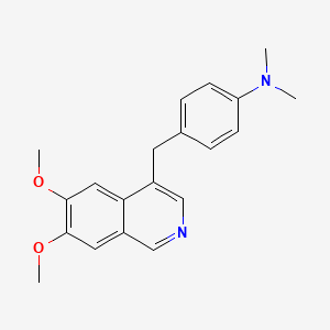 4-((6,7-Dimethoxyisoquinolin-4-yl)methyl)-N,N-dimethylaniline