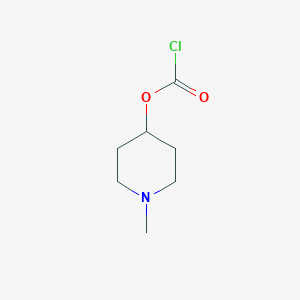 1-Methylpiperidin-4-yl carbonochloridate