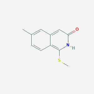 6-Methyl-1-(methylthio)isoquinolin-3(2H)-one