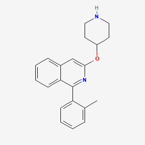 3-(Piperidin-4-yloxy)-1-(o-tolyl)isoquinoline