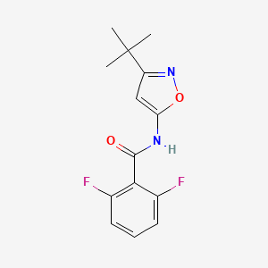 N-(3-tert-Butyl-1,2-oxazol-5-yl)-2,6-difluorobenzamide