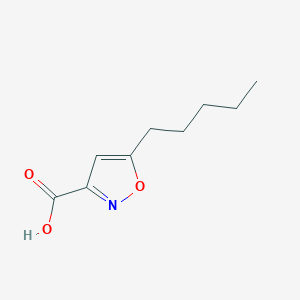 5-Pentyl-1,2-oxazole-3-carboxylic acid