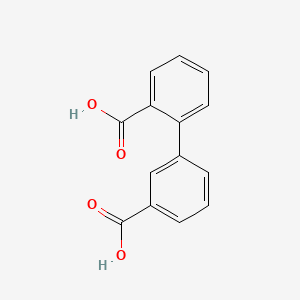 molecular formula C14H10O4 B1290192 [1,1'-Biphenyl]-2,3'-dicarboxylic acid CAS No. 606-75-7