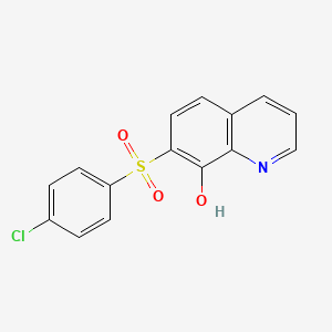 7-(4-Chlorobenzene-1-sulfonyl)quinolin-8-ol