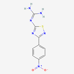 N''-[3-(4-Nitrophenyl)-1,2,4-thiadiazol-5-yl]guanidine