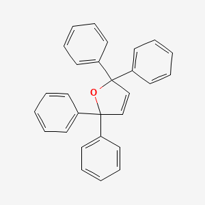 molecular formula C28H22O B12902012 2,2,5,5-Tetraphenyl-2,5-dihydrofuran CAS No. 50599-57-0