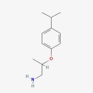 molecular formula C12H19NO B1290203 2-(4-Isopropylphenoxy)propan-1-amine CAS No. 951915-29-0