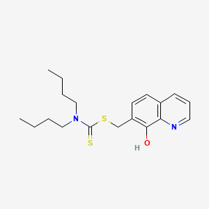 (8-Hydroxyquinolin-7-yl)methyl dibutyldithiocarbamate