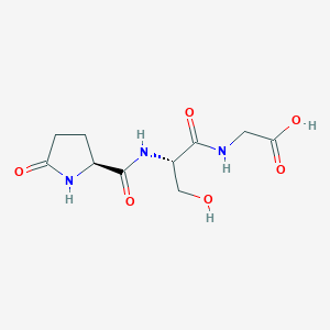 5-Oxo-L-prolyl-L-serylglycine