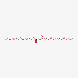 molecular formula C24H46O10 B12902098 Bis(2-(2-(2-butoxyethoxy)ethoxy)ethyl) succinate CAS No. 65520-45-8