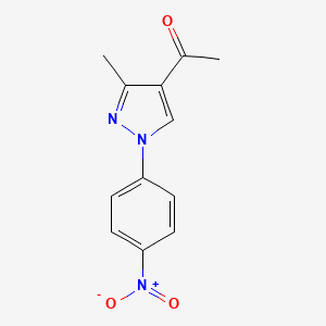 1-[3-Methyl-1-(4-nitrophenyl)-1H-pyrazol-4-yl]ethan-1-one