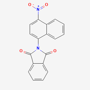 molecular formula C18H10N2O4 B12902153 2-(4-Nitronaphthalen-1-yl)-1H-isoindole-1,3(2H)-dione CAS No. 106130-61-4