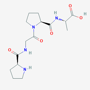 molecular formula C15H24N4O5 B12902155 L-Prolylglycyl-L-prolyl-L-alanine CAS No. 663913-33-5