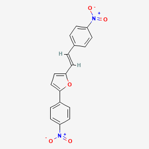 2-(4-Nitrophenyl)-5-(4-nitrostyryl)furan