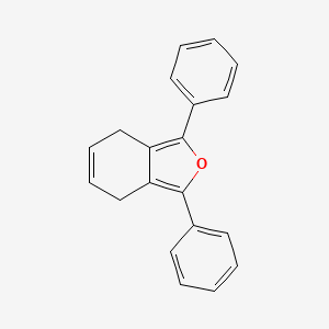 molecular formula C20H16O B12902297 1,3-Diphenyl-4,7-dihydroisobenzofuran CAS No. 38627-33-7