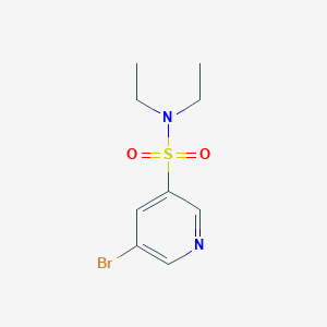 molecular formula C9H13BrN2O2S B1290231 5-Bromo-N,N-diethylpyridine-3-sulfonamide CAS No. 62009-37-4