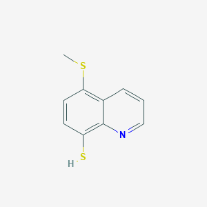 5-(Methylthio)quinoline-8-thiol