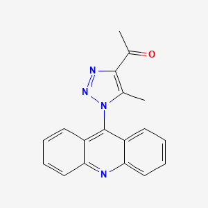 Ethanone, 1-[1-(9-acridinyl)-5-methyl-1H-1,2,3-triazol-4-yl]-