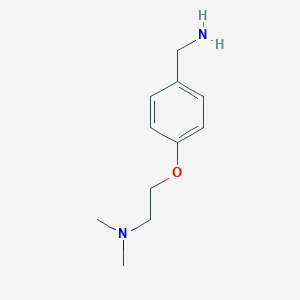 molecular formula C11H18N2O B129024 4-[2-(二甲氨基)乙氧基]苄胺 CAS No. 20059-73-8