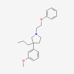 3-(3-Methoxyphenyl)-1-(2-phenoxyethyl)-3-propylpyrrolidine